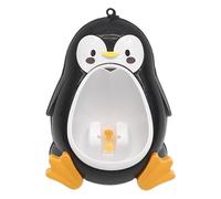 Pee Training Toddler Urinal for Boys 37x16.5x22cm Penguin Shape Kids Standing Urinal Wall-Mounted Toilet Cute Potty Training Urinal for Boys with Funny Aiming Target