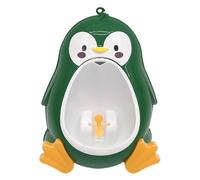 Pee Training Toddler Urinal for Boys 37x16.5x22cm Penguin Shape Kids Standing Urinal Wall-Mounted Toilet Cute Potty Training Urinal for Boys with Funny Aiming Target