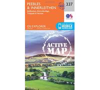 Peebles & Innerleithen Map | Weatherproof | Eddleston, Ettrickbridge, Traquair & Yarrow | Ordnance Survey | OS Explorer Active Map 337 | Scotland | Walks | Hiking | Maps | Adventure