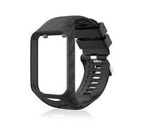 Peedeu For Tomtom Silicone Replacement Wrist Watch Straps for Tomtom Runner 2 / Runner 3 / Spark 3 / Adventurer/Golfer 2 Sports GPS Running