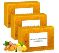 Peehss Kojico Soap with Turmeric and Lemon Peehss Soap Bar Kojico with Turmeric and Lemon Honey Glow Organic Turmeric Soap for Face and Body Skin Care Soap for Skin Care
