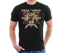 Peek A Boo Child Care Pans Labyrinth Men's T-Shirt Black
