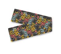Peek-a-boo decorative yellow table runner, 13x70inches, gold decorations for party reusable fall table runner adornos para comedor 70" Long