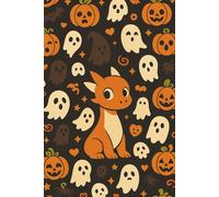 Peek-A-Boo Dragon || Lined Notebook, 6×9, 120 Pages: Playful Halloween-themed journal for writing, note-taking, or sketching - perfect for autumn lovers and cozy creatives.