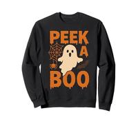 Peek-a-boo halloween funny ghost Sweatshirt