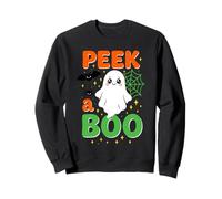 Peek-a-boo halloween funny ghost Sweatshirt