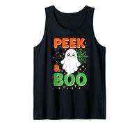 Peek-a-boo halloween funny ghost Tank Top