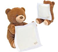 Peek a Boo Teddy Bear Toy - Interactive Talking Teddy With Comforter - For Newborn Baby Boys or Girls - Soft Toy Peekaboo Bear For Babies 0-12 Months +