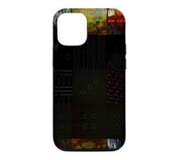 P bstract Glitch Art Digital Distortion Grid Graphic Case for iPhone 12/12 Pro