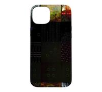 P bstract Glitch Art Digital Distortion Grid Graphic Case for iPhone 15 Plus