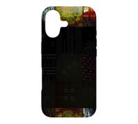 P bstract Glitch Art Digital Distortion Grid Graphic Case for iPhone 17