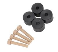 PEEK High Temp Hotbed Columns, Heat Insulation Bed Mounts Stable Fit Leveling Parts Better Performance Silicone Spacers 3D Printer Use Heat Bed Kits for Vo.ron 2.4