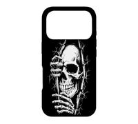 Peekabo Skeleton Skull Eerie Beyond The Thorny Vines Case for iPhone 17 Pro