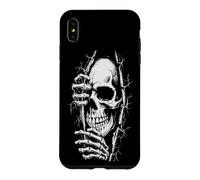 Peekabo Skeleton Skull Eerie Beyond The Thorny Vines Case for iPhone XS Max