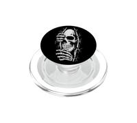Peekabo Skeleton Skull Eerie Beyond The Thorny Vines PopSockets PopGrip for MagSafe
