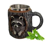 Peekaboo Animal Mug Fug Delity-Hidden 3D Creature Surprise Cup | Ceramic Hand Inside, Dishwasher Safe, Microwave Safe Drinking Dishes for the Morning