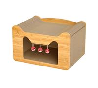 Peekaboo Cat Cave Even A Scratching Post Is A Cat Nest, Cat Cardboard Free Bell Ball When Ordering , Cat Hutch Scratching Pads For Indoor Cats