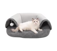 Peekaboo Cate Chare Switting, Cats Maze Maze Tunnel Rabbit Tunnel Rust Tunnel Rust Tunnel, Fabric Cat Tunnel with Ball Teaser and Cat, Expandable Cat Tunnel