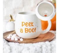 Something Different Wholesale Peekaboo Surprise Ghost Mug: Playful Design - Halloween Ready - Generous Capacity - Microwave & Dishwasher Safe