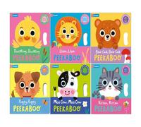 Peekaboo Series 6 Books Collection Set by Campbell Books (Duckling Duckling, Lion Lion, Bear Cub Bear Cub, Puppy Puppy, Moo Cow Moo Cow, Kitten, Kitten,)