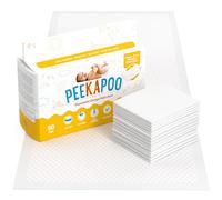 Peekapoo - Disposable Changing Pad Liners (50 Pack) Super Soft, Ultra Absorbent & Waterproof - Covers Any Surface for Mess Free Baby Diaper Changes