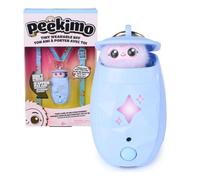 Peekimo, Blue Interactive Pet and Wearable Accessory, Cute Electronic Pets with over 100 Reactions, Collectible Accessories and Birthday Gifts Idea for Ages 5 and up