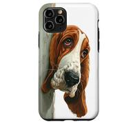 Peeking Basset Hound Dog Dog Lovers Case for iPhone 11 Pro