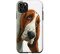 Peeking Basset Hound Dog Dog Lovers Case for iPhone 11 Pro Max