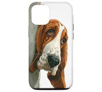 Peeking Basset Hound Dog Dog Lovers Case for iPhone 12/12 Pro