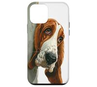 Peeking Basset Hound Dog Dog Lovers Case for iPhone 12 mini