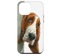 Peeking Basset Hound Dog Dog Lovers Case for iPhone 12 Pro Max
