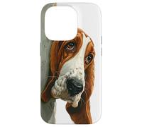 Peeking Basset Hound Dog Dog Lovers Case for iPhone 14 Pro