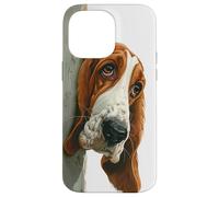 Peeking Basset Hound Dog Dog Lovers Case for iPhone 14 Pro Max