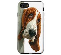 Peeking Basset Hound Dog Dog Lovers Case for iPhone SE (2020) / 7 / 8