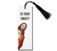 Peeking Jesus Is That Smut? Bookmark (Thick 1 Piece Black)