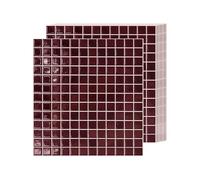 Peel and Stick Backsplash Tiles, Self-Adhesive Waterproof Oil-Proof Wall Tiles for Kitchen Bathroom, DIY Decorative Tile Stickers, No Glue Needed, 27x27cm, 10 Pack (Burgundy Red)