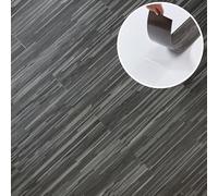Self Adhesive Floor Planks - 36 Pack Cover 53.8 sq ft / 5 sqm- Vinyl Flooring Set - Peel and Stick Tiles - 36x5.98 in (91.4x15.2cm) - Vinyl Floor Tiles - Dark Shadowline Flow Wood Effect