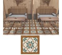 Peel and Stick Floor Tiles, 1.8mm Thick Marble Peel DIY Flooring for Kitchen Kitchen & Living Room, Easy to Paste, Removable(100 pack/21m²)