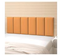 Peel and Stick Headboard Panels, Upholstered Leather Wall Mounted Headboard, 3D Anti-collision Wall Padding for Modern Bedroom
