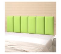 Peel and Stick Headboard Panels, Upholstered Leather Wall Mounted Headboard, 3D Anti-collision Wall Padding for Modern Bedroom