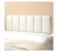 Peel and Stick Headboard Panels, Upholstered Leather Wall Mounted Headboard, 3D Anti-collision Wall Padding for Modern Bedroom