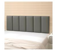 Peel and Stick Headboard Panels, Upholstered Leather Wall Mounted Headboard, 3D Anti-collision Wall Padding for Modern Bedroom