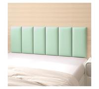 Peel and Stick Headboard Panels, Upholstered Leather Wall Mounted Headboard, 3D Anti-collision Wall Padding for Modern Bedroom