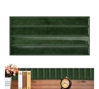 Peel and Stick Kitchen Wallpaper - 9.68x2.6cm Self-Adhesive Tile Mural,Kitchen Wall Paper Peel and Stick | for Stove Fridge Cabinet Countertop Shower Door Shelf Furniture Desk Ceiling Floor Bathroom B