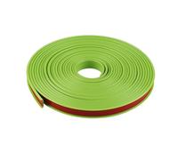 Peel and stick molding, 32.8 Ft Self Adhesive Veneer Edging, Flexible TPE U Channel Edge, Collapsible Sheet Protector Fit for 5-40mm Furniture Restoration(Green,30mm)
