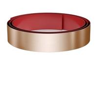 Peel and Stick Stainless Steel Stainless Steel Toe Kick Cover, Self Adhesive Kickplate for Bottom of Door,Cabinet Stainless Steel Kick Plate(Copper)