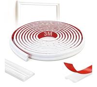 Peel and Stick Wall Moulding Panels, Self-Adhesive Wall Panelling Kit, Wall Paneling Strips Protector, Flexible Stick on Panelling for Home Decorations & Wall Protection (22mm × 3m, White)