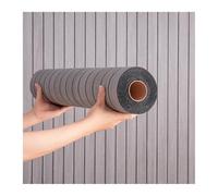 Peel and Stick Wall Panels 1 Roll PVC Wall Panel Peel and Stick 118"x 15.7" Faux Wood Slat Artificial 3D for Walls and Ceilings(Color 8)