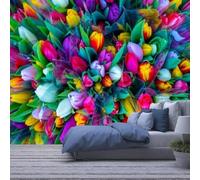 Peel and Stick Wallpaper 3D Plants and Flowers 250(W) X175(H) Cm Wallpaper Wall Murals Living Room Hotel Restaurant Hall Entrance Study Room Background Self-Adhesive Canvas Wall Decoration -2705940