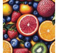 Peel and Stick Wallpaper Fruit Orange Strawberry Vintage Contact Paper with Waterproof Stain-Resistant Surface for Drawers Laundry Room Furniture Makeovers Easy to Install Wall Paper 53 cm x 10 m